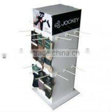 advertising spinner rack display with hooks ENSD30