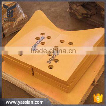3G8289 bulldozer spare parts hot cupped heat-treated bulldozer black dozer cutting edge end bit