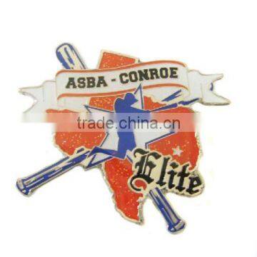 Baseball Metal Badge