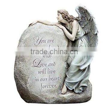 Forever in Our Hearts Memorial Angel Garden Statue