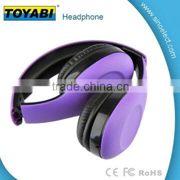 Strong Bass, Folding and Lightweight Travel Headset Lightweight and foldable on-ear headphone design