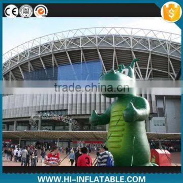 advertising/promotional giant inflatable cartoon green dinosaur model