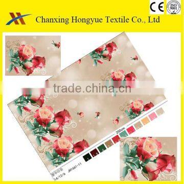 70gsm bedsheet fabric 100 polyester brushed printed designs for fabric and textile