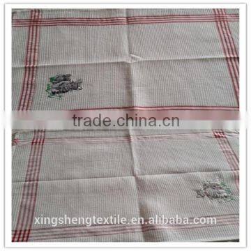 100% Cotton Waffle Embroidered Tea Towel photo-5