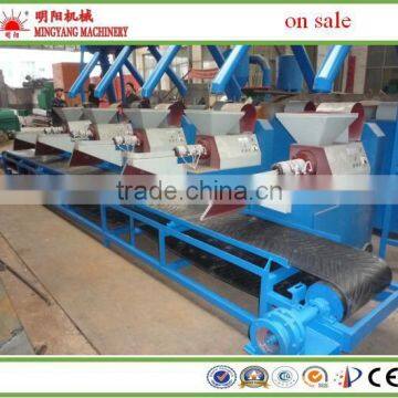 Hot sell automatic biomass 150kg/h peanut shell briquette forming machine for bbq