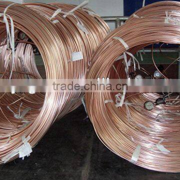 Air hose material copper coated steel pipe