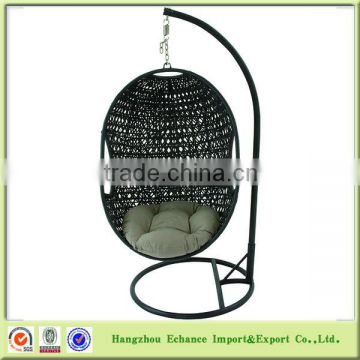 Garden outdoor furniture rattan hanging wicker swing chair with arms-FN4119