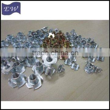 furniture insert nut 4 prong (DIN1624)