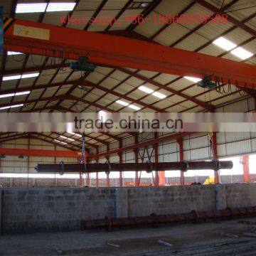 overhead crane for concrete pole machine