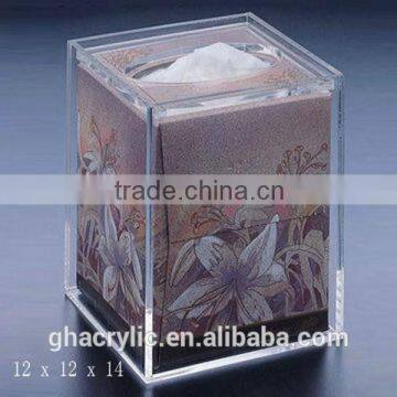 GH-RZ556 Rectangular Customized Acrylic Tissue Box Cover photo-2