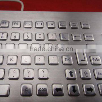 Stainless Steel Front Plate Metal Keyboard for Kiosk photo-4