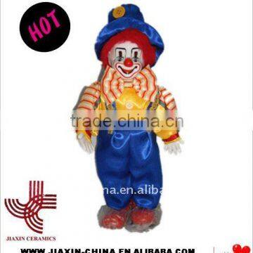 porcelain doll clowns in gift and crafts