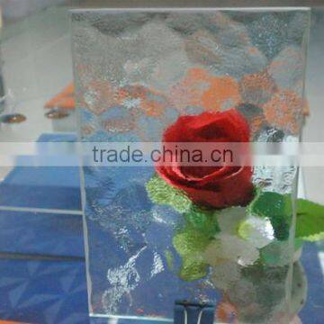 3-5.5mm Aqualite bamboo,mistlite,kasumi,flora pattern glass