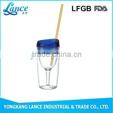 Customized Logo Eco-friendly AS Material plastic travel mug