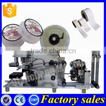 PLC Controlled semi automatic labeling machine,flat box labelling machine