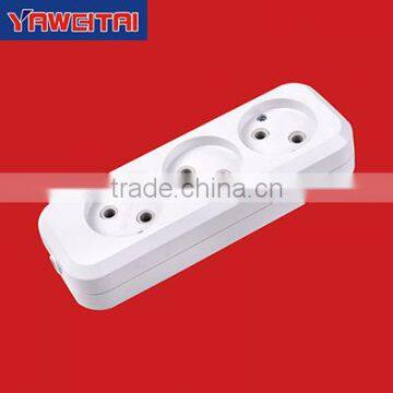 european style extension socket 3 gang /group socket