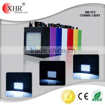 LED Strobe Light, 108pcs Plastic LED Mini Party Black Light Strobe Light