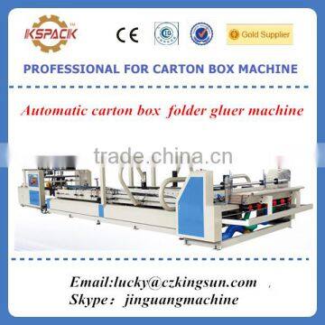 carton box forming machine / automatic carton box folder gluer machine