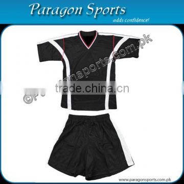 Black and White Soccer Uniform