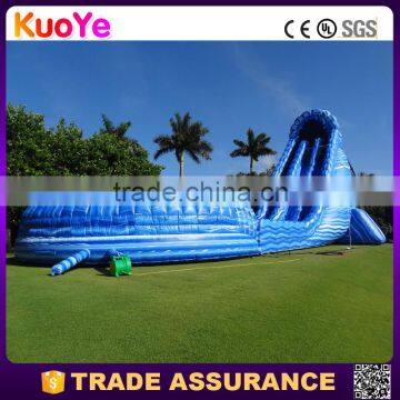 hot sale hurricane 40 ft tall 2 lane water slide for event