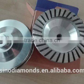 Aluminum based turbo grinding Wheels