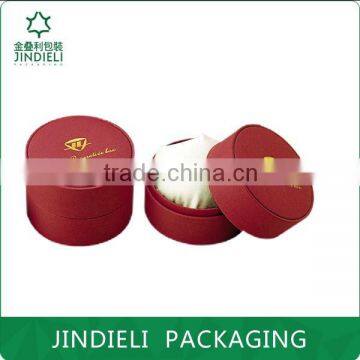 cute round small red cardboard watch box packaging