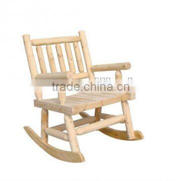 Granco GW003 outdoor furniture Wooden Log rocking chair