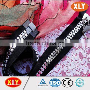 Eco-friendly open end heavy duty big teeth plastic zipper