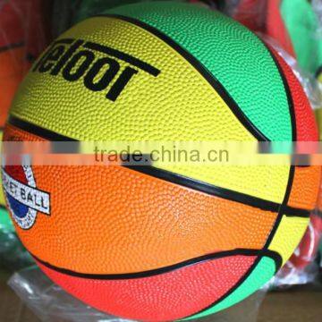 size 5 colorful custom printed basketball