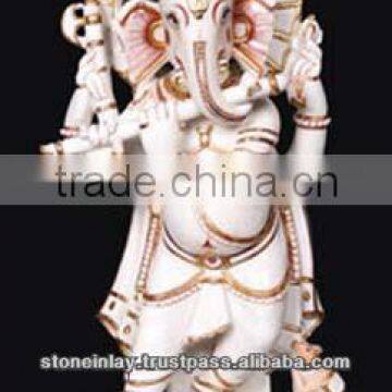 White Marble Ganesha Moorti