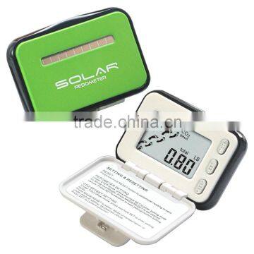 Cheapest promotion Dual Power sensor Extra Large double LCD Display Carbon Footprint l pedometer