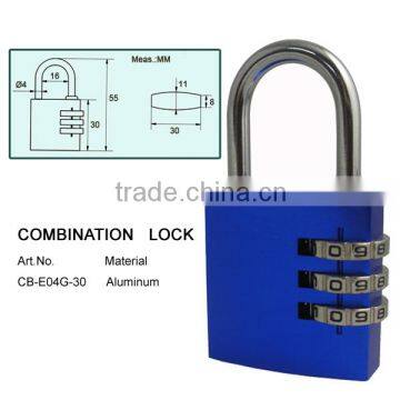 New aluminum padlock digital combination lock toy combination lock