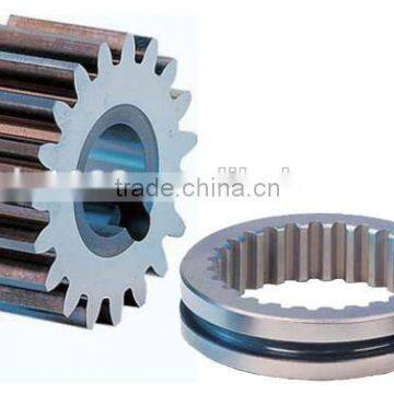 standard steel metal material casting double spur gears