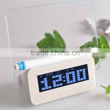 night light clock smart clock with memo board