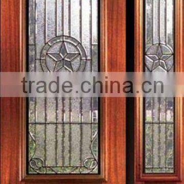 American Glass Exterior Doors Wood Design DJ-S9104MSO-4