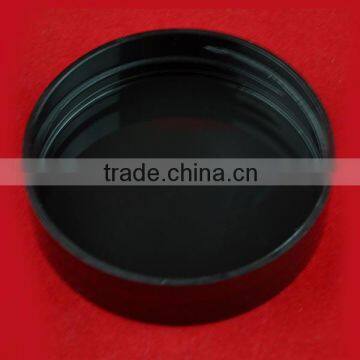 PET Plastic Transparent 200 ml Square Candy Jar With Black Cap photo-6