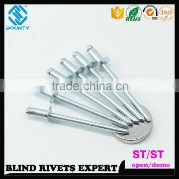 DIN 7337 STEEL RIVET BODY STEEL MANDREL CSK STEEL STEEL RIVETS photo-4