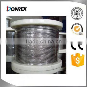 6x19 galvanized steel wire rope with certificate