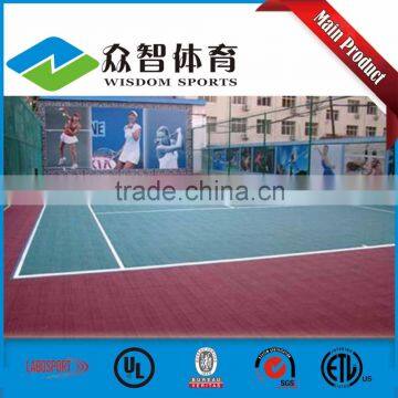 China Free Sample Interlocking Mat Portable Tennis Court Sports Flooring