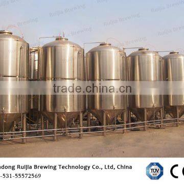 5000L industrial beer brewery equipment 5T brewing kettle and fermenter used for beer making