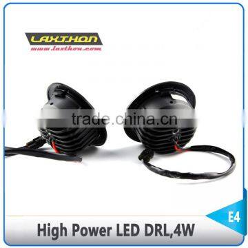 406HP Round Shape 4W Car Led Drl Led With E-mark E4 R87 photo-3