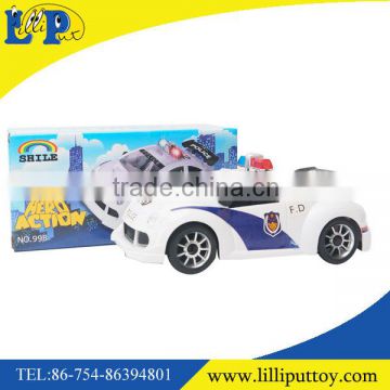 B/O universal police car toy with light and music