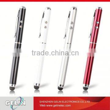 3 in 1 laser pointer touch screen styus ball pen capacitive pen