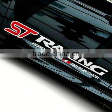 Quality Authentic UV Protected custom perforated sticker and car bumper stickers,promotional die cut stickers ---DH20361