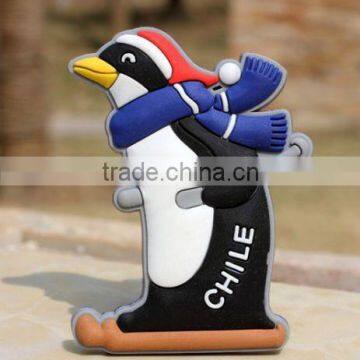 TOURIST SOUVENIR Rubber Chile Penguin FRIDGE MAGNET,Most popular magnetic frames for refrigerator ---DH20729