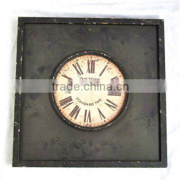 Qualified nice design antique metal wall clock