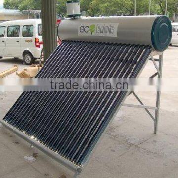 compact pressurized solar water heater