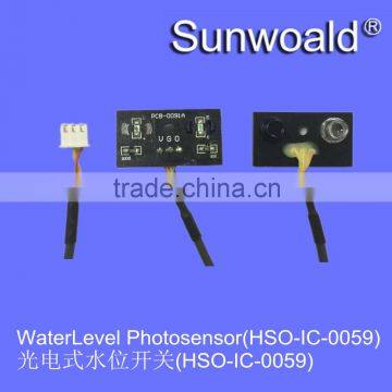 Liquid level measuring photosensor optical level sensor