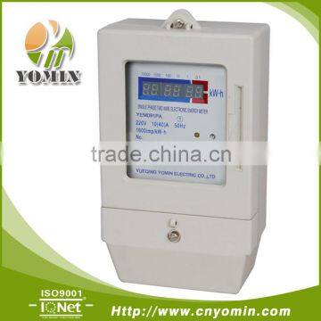 Single phase tamper protection electricity meter