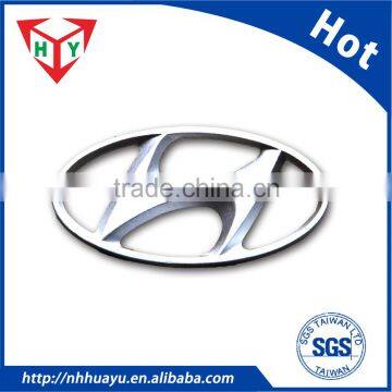 Custom aluminum car logo